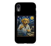 Scientist Golden Retriever Art Dog Science Lab Experiment Case for iPhone XR