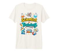 Scientist in Training for Curious Kids Students Science Humo Premium T-Shirt