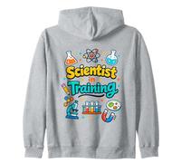 Scientist in Training for Curious Kids Students Science Humo Zip Hoodie
