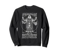 Scientist Vitruvian Man Leonardo Da Vinci Physics Chemistry Sweatshirt