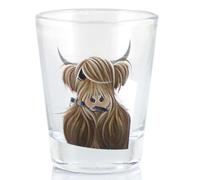 Scifi Planet Mcmoo Highland Cow Shot Glass from D&C