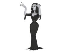 Scifi Planet Toony Terrors Vampira Silver Screen Edition Action Figure, 6 Inch Scale