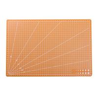 SCIKHEFT New A3 Double Side Craft Cutting Mat Cutting Board Sewing Pad Artist Carving Tools Handmade Crafts DIY Props (Yellow)