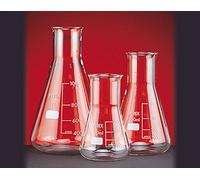 scilabware 090682 Flask 50ml Borosilicate Glass Block, No Collar Large