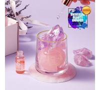 Scilla Rose Women's Amethyst & Rose Quartz Aromatherapy Diffuser Gift Set with LED Lights in Purple | Size: 1kg Scilla Rose Purple 1kg