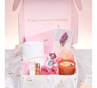 Scilla Rose Women's Luxury Spa Gift Set for Her | Relaxation Pamper Hamper Box in Pink | Size: 1kg Scilla Rose Pink 1kg