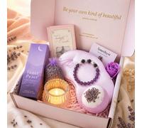 Scilla Rose Women's Sweet Dreams Gift Set for Her | Relaxation & Sleep Pamper Box in Purple | Size: 1kg Scilla Rose Purple 1kg