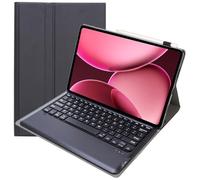 SCIMIN Keyboard Cover Folio Case with Detachable Bluetooth Keyboard for OnePlus Pad Go 2 (12.1")