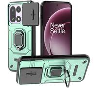 SCIMIN Magnetic Ring Stand Case for OnePlus 15, Dual Layer Protection Finger Loop Holder Case with Camera Cover