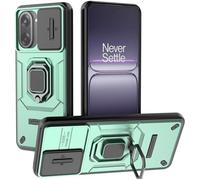 SCIMIN Magnetic Ring Stand Case for OnePlus Ace 5 Racing, Dual Layer Protection Finger Loop Holder Case with Camera Cover