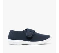 Scimitar ELIOT Mens Padded Casual Velcro Shoes Navy Blue Denim - UK 8