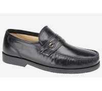 Scimitar Harwich Moccasins (Wide Fit) Men's | Slip On Shoes | Black | UK Size 11