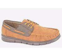 Scimitar Hebden Moccasin Men's Shoes Men's | Boat Shoes | Tan/Brown | UK Size 11