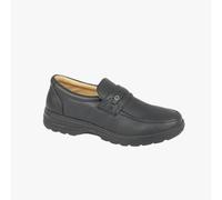 Scimitar M825A Mens Padded Penny Loafer Black - UK 7