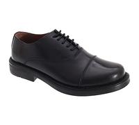 Scimitar Mens Capped Oxford Cadet Shoes (4 UK) (Black)