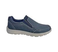 Scimitar Mens Casual Lightweight Twin Gusset Slip On Shoes with Memory Foam Insole Navy 9 UK