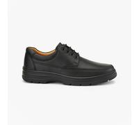 Scimitar Mens Faux Leather Apron Shoes Black - UK 8