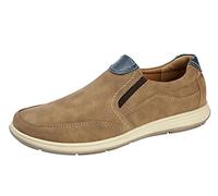 Scimitar Mens Faux Nubuck Leather Boat Yachting Deck Summer Shoes Slip On Pumps TAN 10
