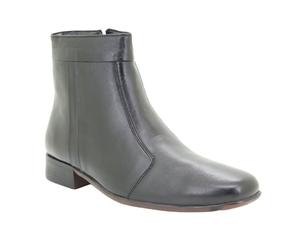 Scimitar Mens Inside Zip Pleated Ankle Boots DF189