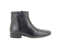 Scimitar Men's Inside Zip Pleated Ankle Boots in Black | Size: 6 Scimitar Black 6