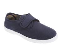 Scimitar Men's Touch Fastening Casual Textile Shoes in Dark Navy | Size: 11 Scimitar Dark Navy 11