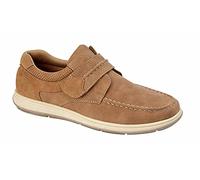 Scimitar Mens Touch Fastening Lightweight Sports Casual Smart Leisure Shoes Size 6-12 - Tan - UK 10
