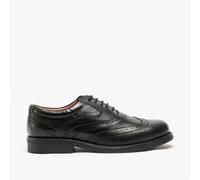 Scimitar STEWART Mens Leather Brogue Shoes Black - UK 7