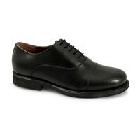 Scimitar STUART Unisex 5 Eyelet Leather Oxford Uniform Shoes Black - UK 10