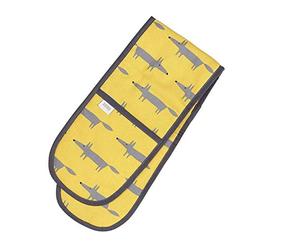 Scion by Dexam Mr Fox Double Oven Gloves - Yellow
