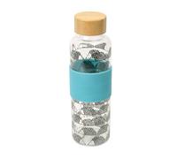 Scion by Dexam Spike Glass Drinks Bottle - Aqua