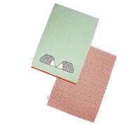 Scion by Dexam Spike Set of 2 Tea Towels - Sage
