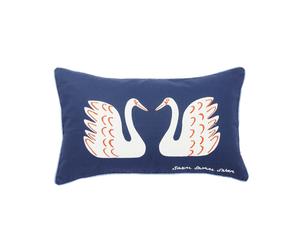 Scion Jackfruit & The Beanstalk Cushion 50cm x 30cm, Navy & Sky