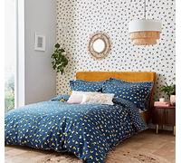Scion LEOPARD DOTS COVER SET DENIM & MILKSHAKE,Blue