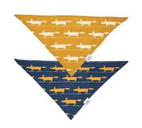 Scion Living Mr Fox Dog Bandana Medium (Set Of 2)