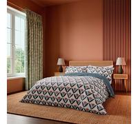 Scion Living Tulip Trellis Duvet Cover Set Navy