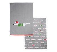 Scion Mr Fox Christmas Tea Towels - Set of 2