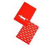 Scion Mr Fox Set of 2 Tea Towels, Red