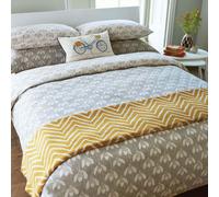 Scion Snowdrop Super Kingsize Duvet Cover SET, Parchment
