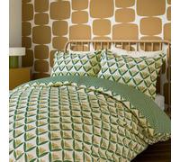Scion Tulip Trellis Double Duvet Cover SET, Lemon