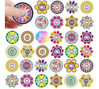 SCIONE 30 Pack Mini Mexican Party Bag Fillers for Kids, Mini Pass the Parcel Prizes, Sensory Fidget Toys, Perfect as Classroom Rewards, Birthday Party Favors (1.6 Inch)