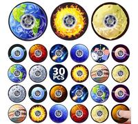 SCIONE 30 Pack Mini Solar System Party Bag Fillers for Kids,Mini Space Pass the Parcel Prizes, Sensory Fidget Toys for Kids, Perfect as Classroom Rewards, Birthday Party Favors & Gifts (1.6 Inch)