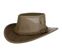 Scippis Brandon Leather Hat Cowboy Hat Hickory XL