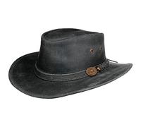 Scippis Irving leather hat (as3, Alpha, l, black)