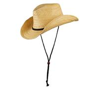 Scippis Straw Hat 'Cattleman' Hat - Brown - M