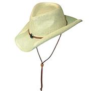 Scippis Sunny Western Cowboy Straw Hat White Small / Medium
