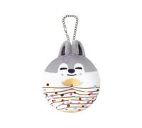 SCISSH Stray-Kids Plushdoll Keychain 10cm Donut Plush Series SK-Zoo Keyring 'STAY' Cute Key Chain Pendant (BANG CHAN)