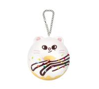 SCISSH Stray-Kids Plushdoll Keychain 10cm Donut Plush Series SK-Zoo Keyring 'STAY' Cute Key Chain Pendant (HYUNJIN)