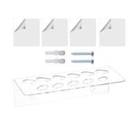 Scissor Door - Akryl Hairdressing Station Organizer | 3.46 x 2.17 Inch Wall Mount | Akryl Wall Group Scissor Door With 11 Holes | Desk Accessories For The