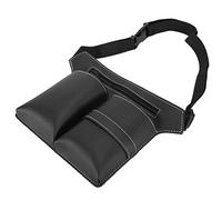 Scissor Holster Pouch PU Leather Hairdressing Scissor Pouch Adjustable Scissor Pouch Hairdressing Belt For Barber/Salon Hair Dressing Tool Storage (black)
