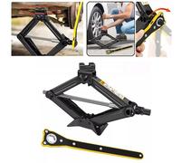 Scissor Jack 2 Ton Steel Scissor Car Lift Jack Kit with Hexagonal Lug Wrench